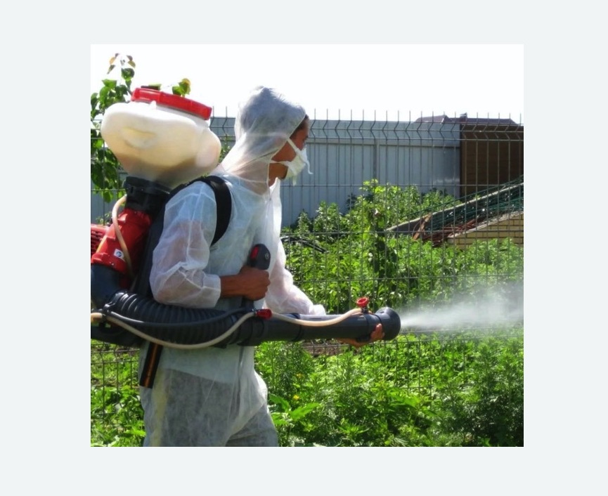 Акарицидная обработка территории в Хасавюрте